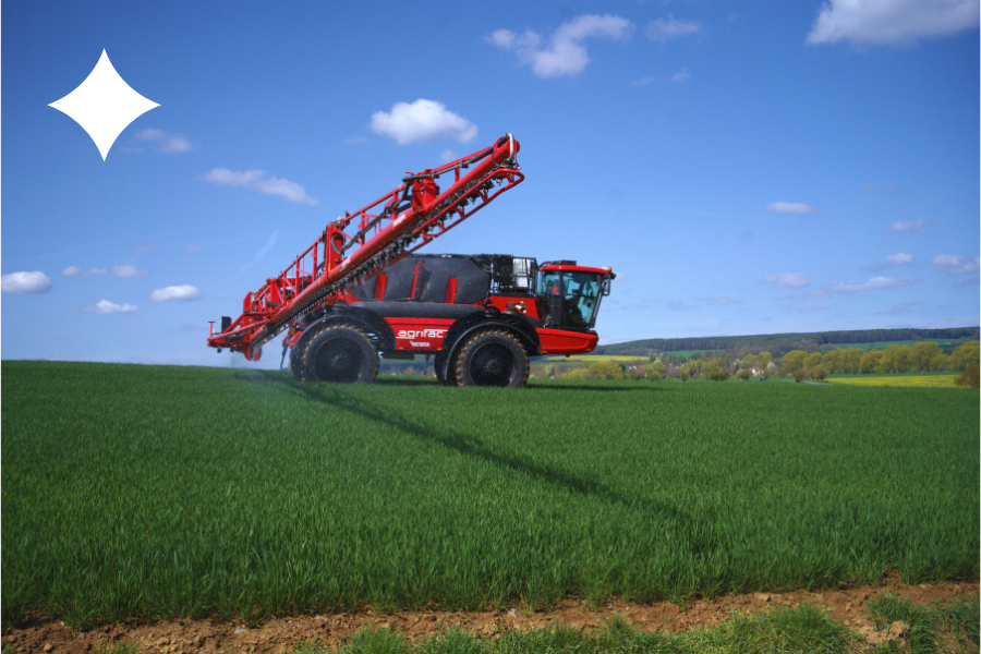 Postřikovač na poli